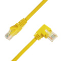 Wholesale Angled Cat6 UTP 24AWG Patch Cable Right Angled to Straight Jumper Cables